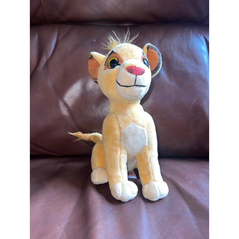 Disney Ty Sparkle Simba Plush The Lion King Stuffed Animal Gold 8 Inch